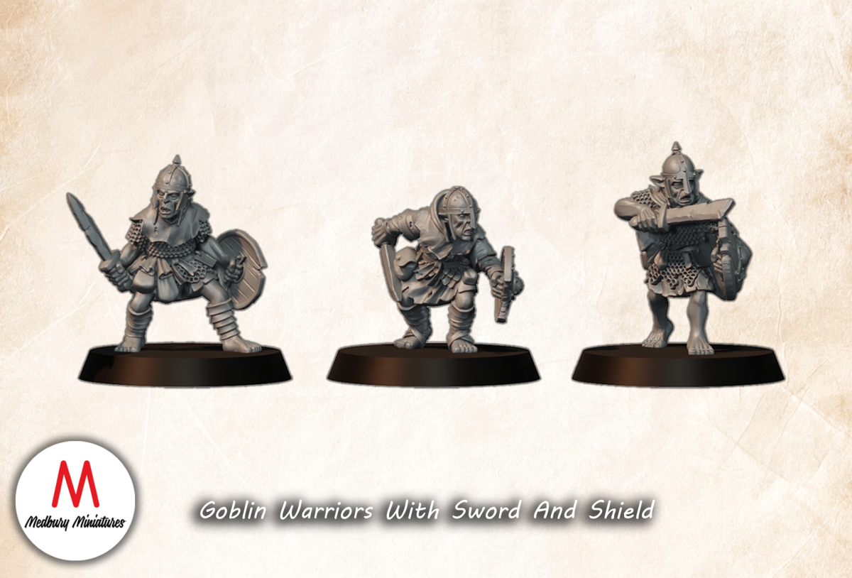 Goblin Krieger mit Schwert